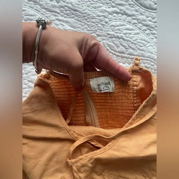 Aritzia Orange Maxi Dress - Picture 10 of 11